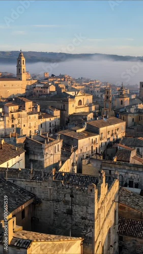 Panoramic View of Historic European City Center in 4K – Charming Old Town, Cobblestone Streets & Classic Architecture
