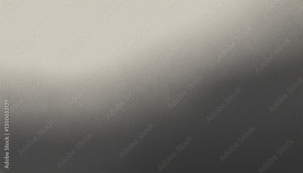 Obraz premium Grainy background, monochromatic gray beige abstract gradient poster backdrop, noise texture effect banner design