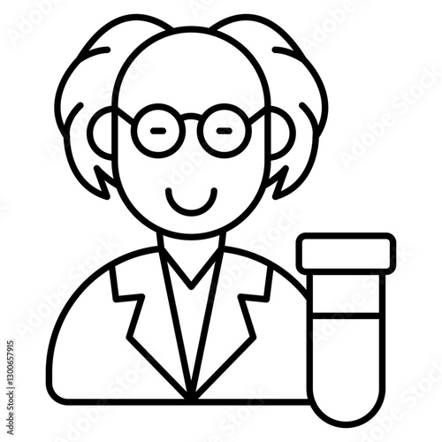 Premium download icon of scientist