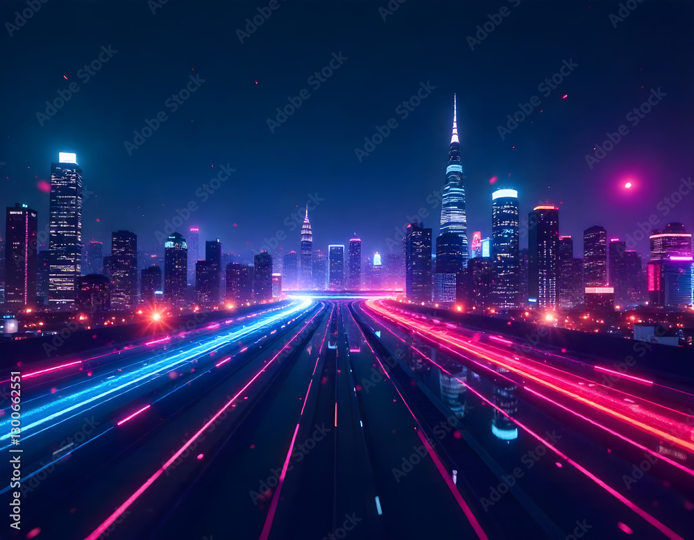 Fototapeta premium Future World of AI