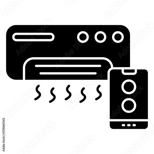 Perfect design icon of air conditioner