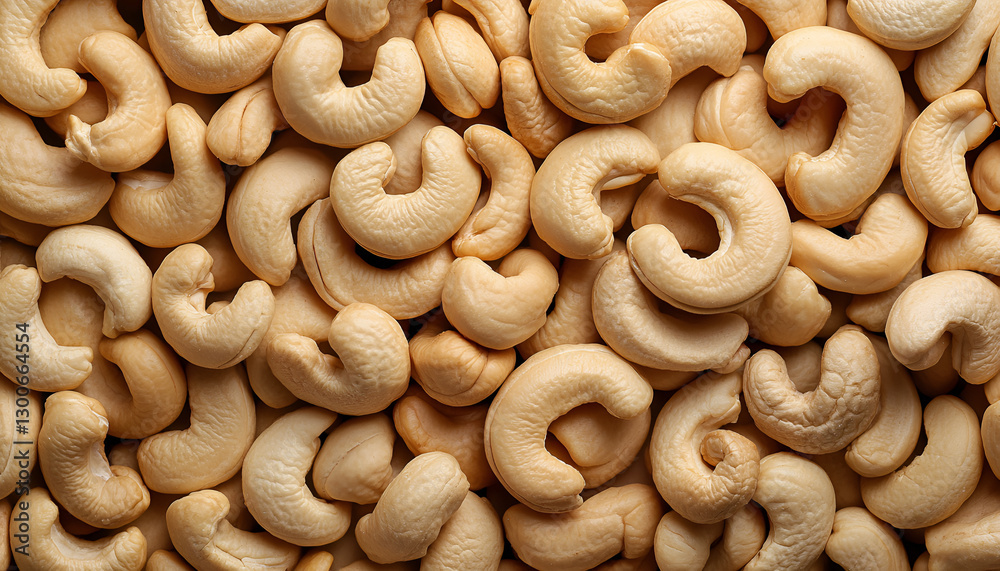 Many tasty cashew nuts as background, top view Many tasty cashew nuts as background, top view