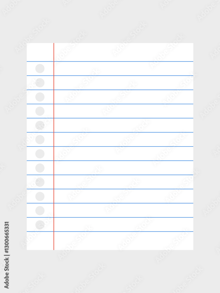 A notebook page with a margin, a square blank sheet or paper isolated, a blank white worksheet, a notebook with a margin, and back to school. A notebook page with a margin, a square blank sheet or paper isolated, a blank white worksheet, a notebook with a margin, and back to school.