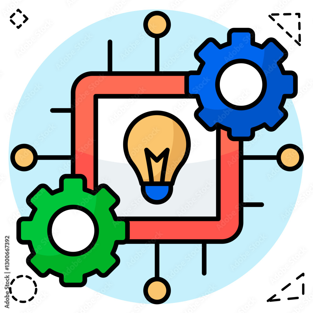 Perfect design icon of chip management Perfect design icon of chip management