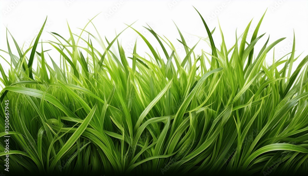Obraz premium a green grass isolated background