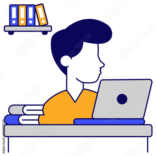 Perfect design icon of student