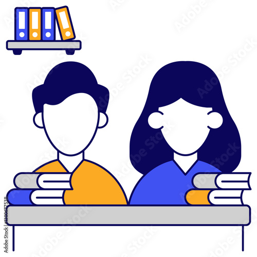 Perfect design icon of students