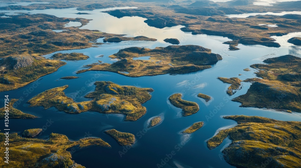 Winding Rivers Through Diverse Terrains in Soft Focus Winding Rivers Through Diverse Terrains in Soft Focus