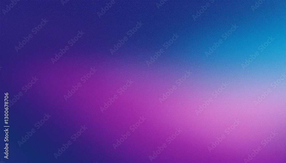 Obraz premium Purple blue grainy gradient background noise texture wide banner header poster design copy space