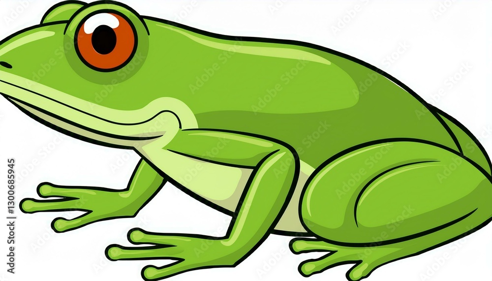 green tree frog isolated on white green tree frog isolated on white