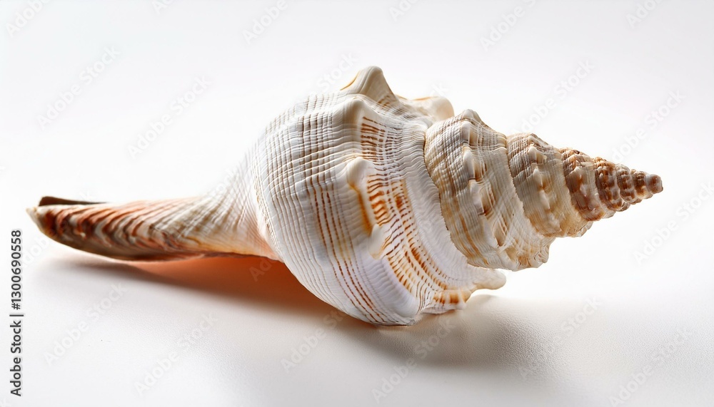 sea shell on a white background