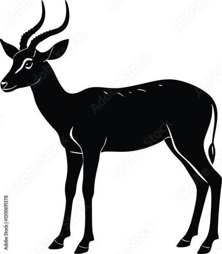 silhouette of a deer