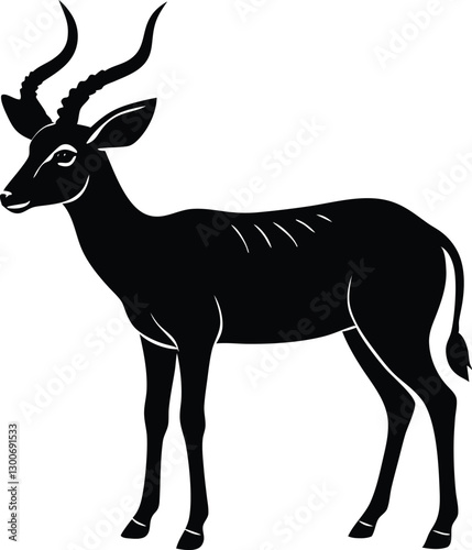 silhouette of a deer