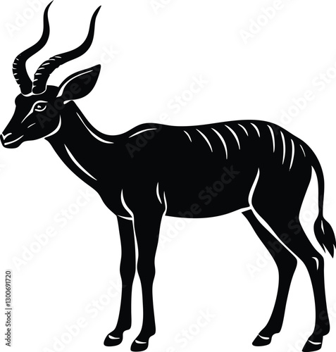 silhouette of a deer