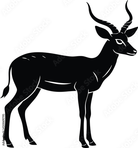 silhouette of a deer