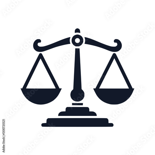 Scales of justice icon representing law, fairness, and balance