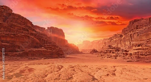 The Chanting of the Lost: A Desert’s Hidden Presence, looping 4k time-lapse virtual video animation Generated AI. Digital Art.