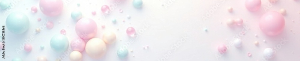Minimalist design featuring scattered pastel bubbles on a pristine white surface , light, minimalist bubbles Minimalist design featuring scattered pastel bubbles on a pristine white surface , light, minimalist bubbles