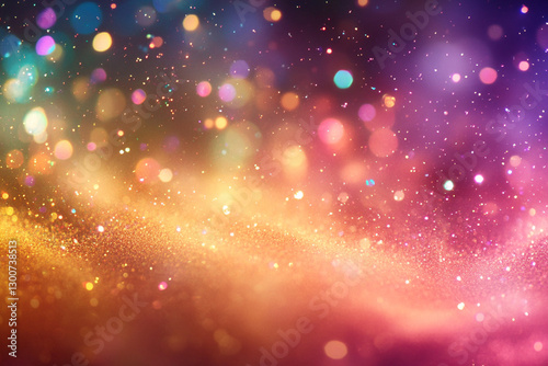 Dusty Holographic Abstract Multicolored Photo Overlay Background, Vintage Retro Look Screen Mode, Rainbow Leak Prism Colors, Prism Colors, Fashion Design Creative Defocused Effect photo