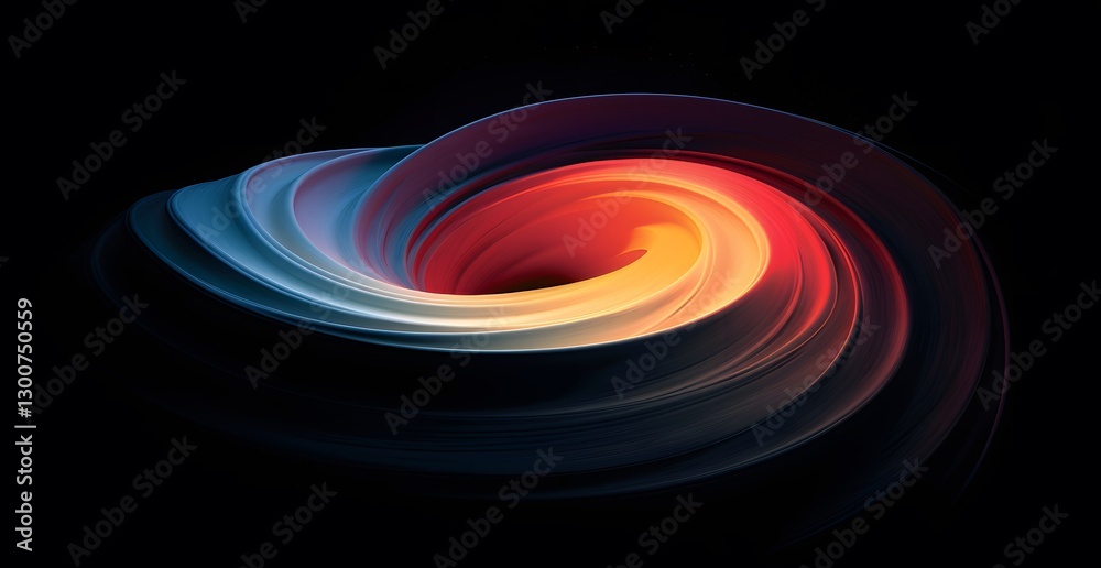 Obraz premium 3d Abstract fractal background with red and purple color. Abstract fractal background with space. abstract of a circular wave on a black background. 
