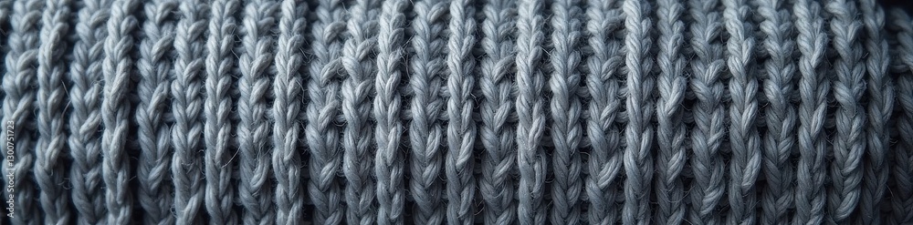 Textured grey knitted backdrop, heathered yarn, grey, textile Textured grey knitted backdrop, heathered yarn, grey, textile