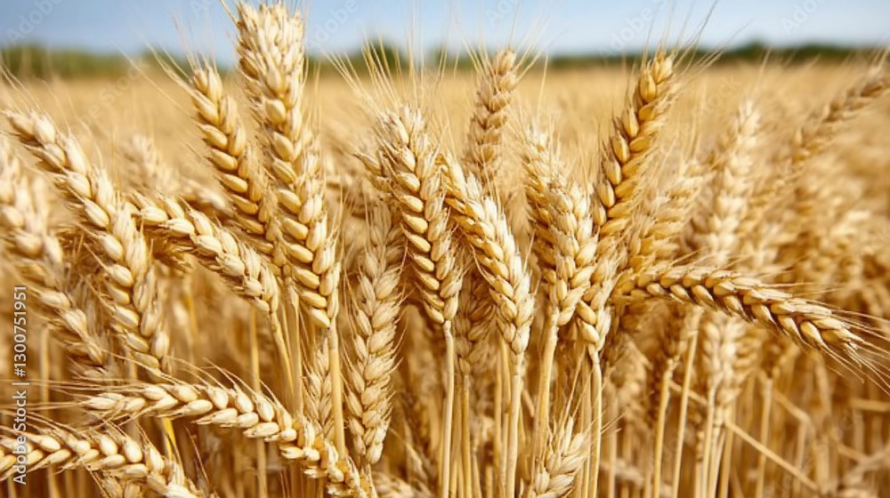 Golden wheat field with ripe wheat heads close-up. Golden wheat field with ripe wheat heads close-up.