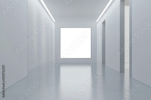 Wallpaper Mural Gallery wall frame mockup, empty screen  Torontodigital.ca