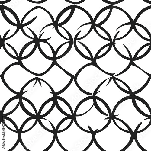 seamless pattern with golden ornament