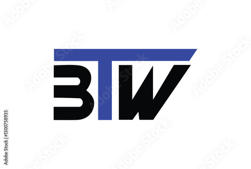 BTW, WTB, B, W, T, BT, TW, BW, WB Letter Initial Logo Design, Vector Template Free Download BTW, WTB, B, W, T, BT, TW, BW, WB Letter Initial Logo Design, Vector Template - GFXLoad