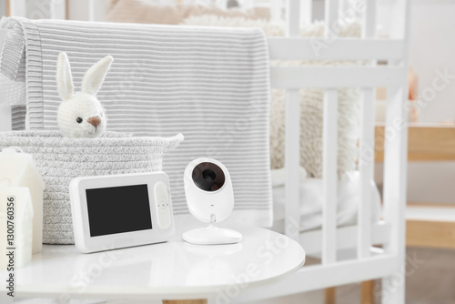 Baby monitor with candles a...