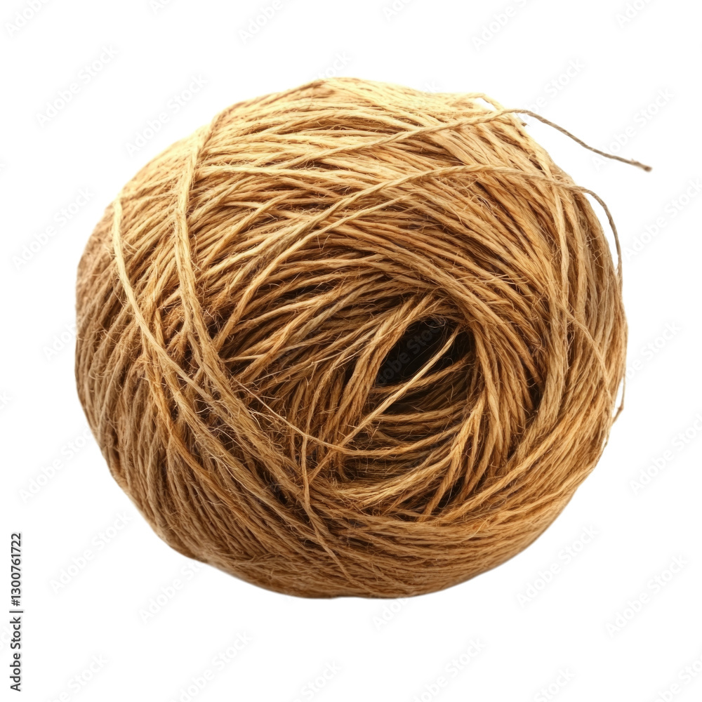 Natural jute twine ball isolated on transparent background, PNG Natural jute twine ball isolated on transparent background, PNG