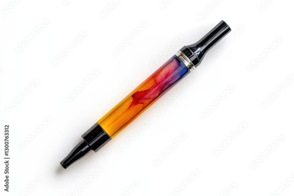 A vibrant, colorful pen with an artistic design, perfect for adding a touch of creativity to your writing collection. A vibrant, colorful pen with an artistic design, perfect for adding a touch of creativity to your writing collection.