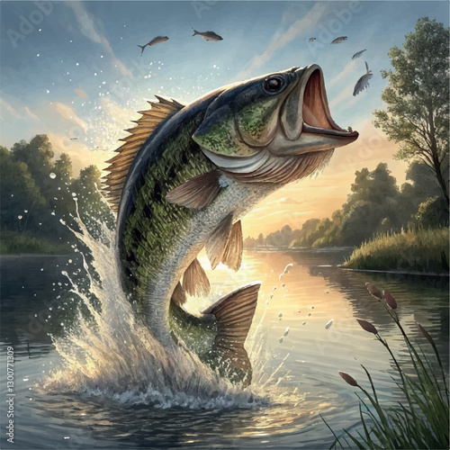 -a-large-mouth-bass-jumps-gracefully