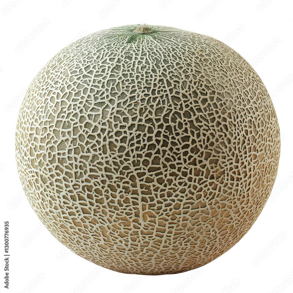 Aromatic Cantaloupe Melon Isolated on Transparent Background, PNG Aromatic Cantaloupe Melon Isolated on Transparent Background, PNG