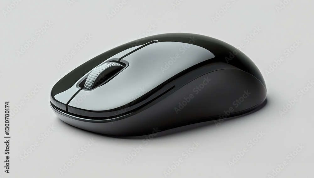computer mouse on a gray background computer mouse on a gray background