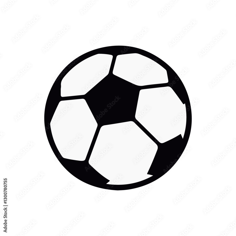 Fototapeta premium Minimalist Football 