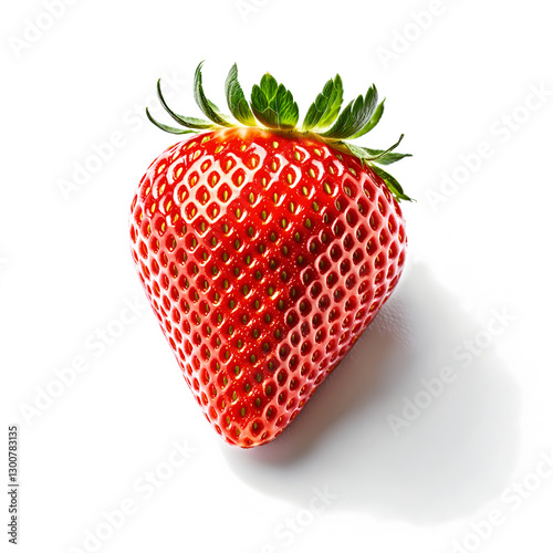 strawberry isolated on white background