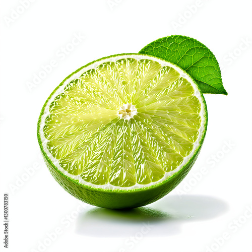 lime isolated on white background