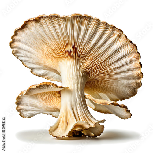 oyster mushroom isolated on white
