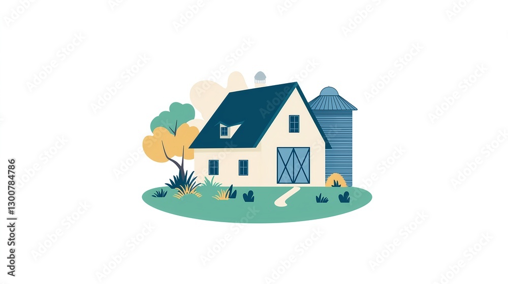 Charming Farmhouse with Barn Surrounded by Greenery and Nature Charming Farmhouse with Barn Surrounded by Greenery and Nature