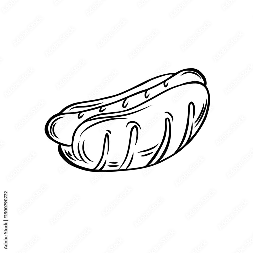 vector illustration of a hot dog vector illustration of a hot dog