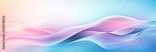 oft pastel blue and pink abstract flowing background.