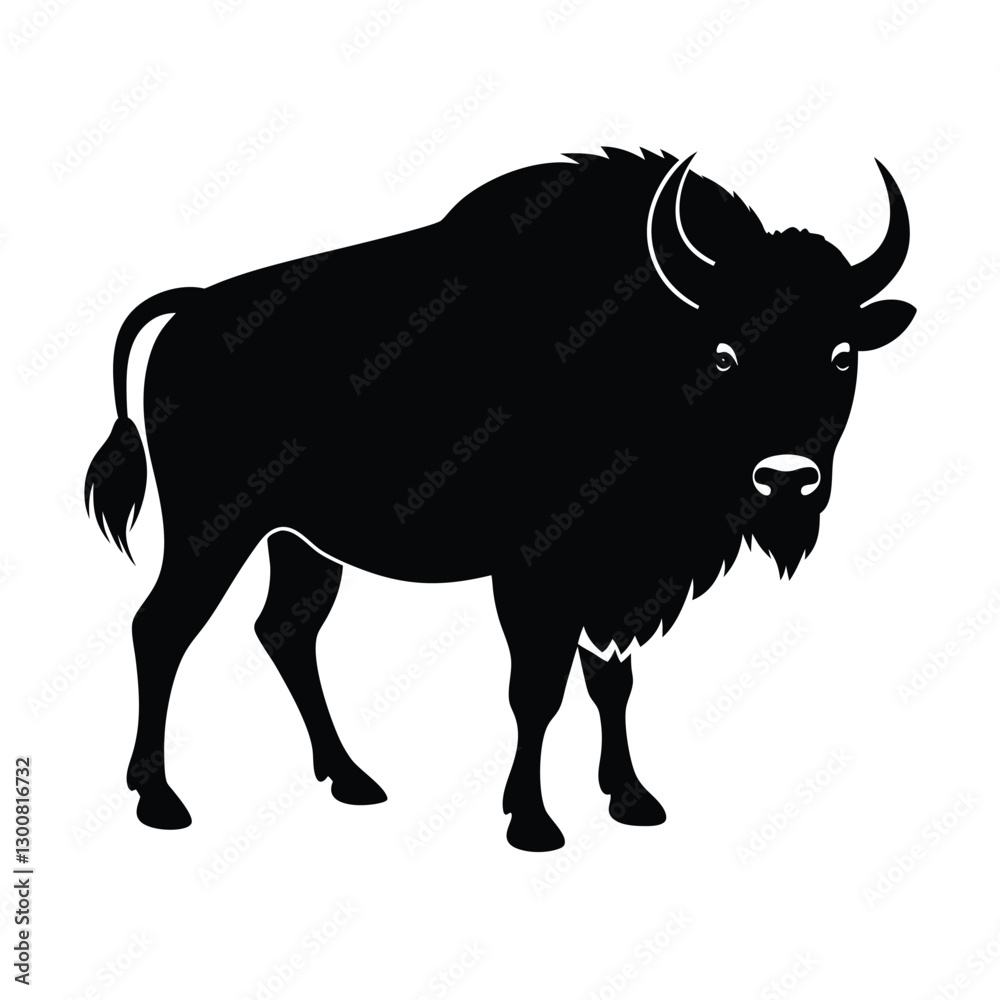 vector illustration of a cow