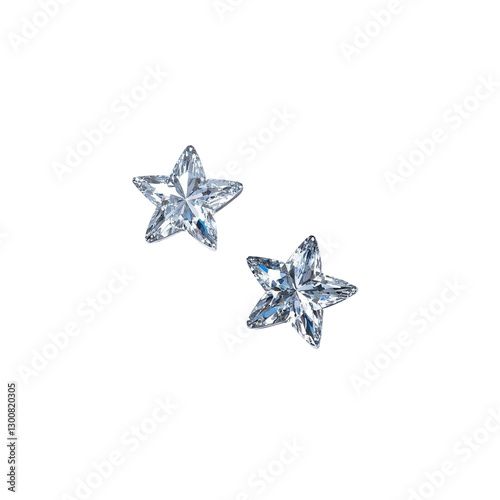 Jewels sticker star shape luxury diamond ornament carat HD photo PNG file download