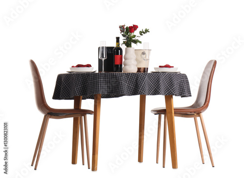 Served restaurant table wit...
