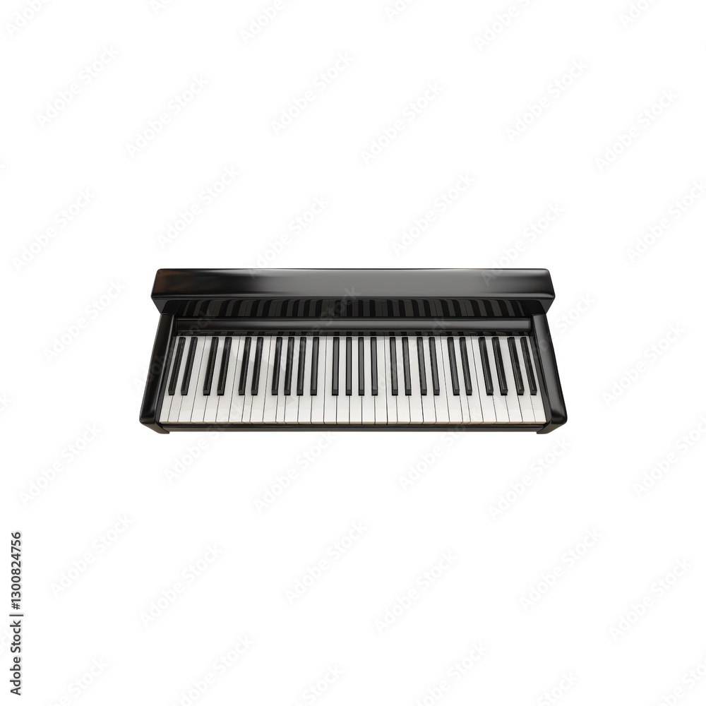 Black Digital Piano with Full Keyboard and Shiny Finish Black Digital Piano with Full Keyboard and Shiny Finish