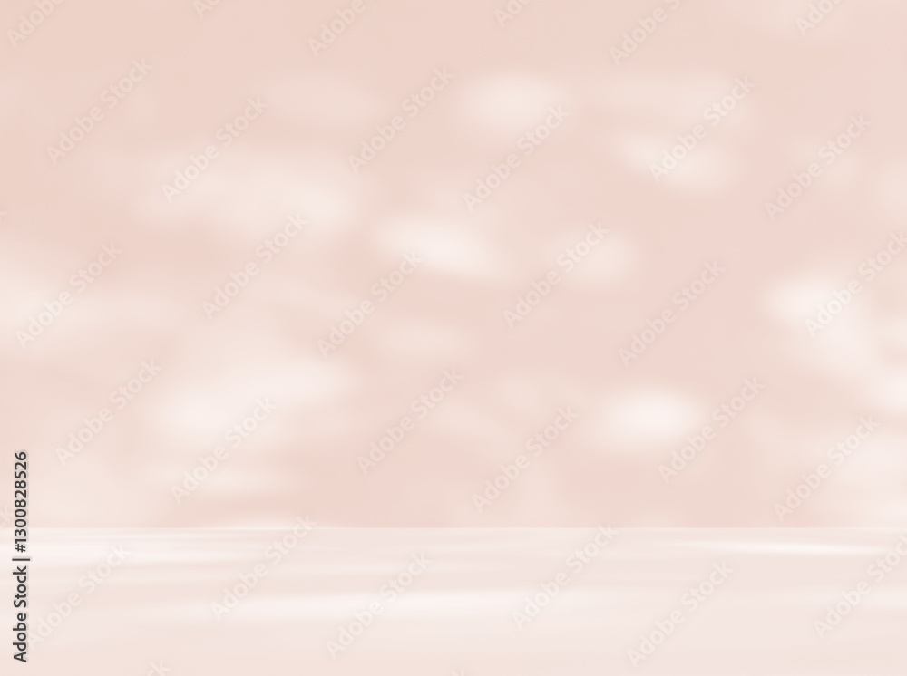 Empty pink orange brown colour room studio with sunlight effect shadow for product presentation. Minimal backdrop design. Cosmetic, beauty and fashion showroom. Summer background mock up. Empty pink orange brown colour room studio with sunlight effect shadow for product presentation. Minimal backdrop design. Cosmetic, beauty and fashion showroom. Summer background mock up.