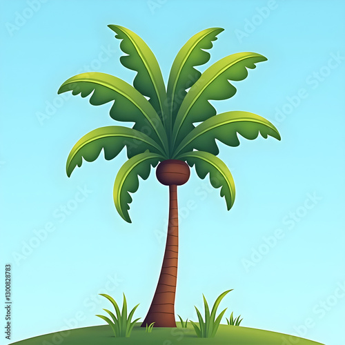 palma, alberi, tropicale, spiaggia, vettoriale, estate, natura, isola, illustrazione, sole, mare, foglia, impianto, sagoma, viaggiare, paesaggio, palma, cocco, cielo, oceano, vacanza, paradise, palma,