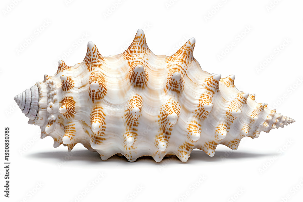 Obraz premium Seashell on white background