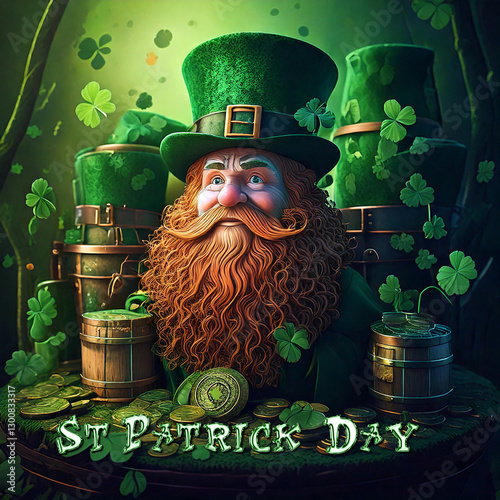 Leprechaun on St.Patrick's Day
